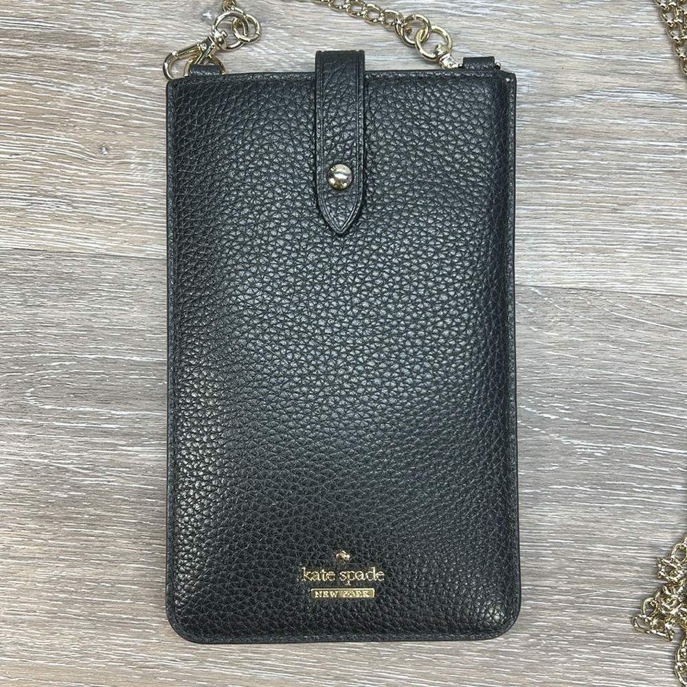 Kate Spade Black Leather Crossbody Bag